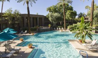 Refreshing outdoor pool at DoubleTree By Hilton Scottsdale.