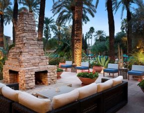 Patio perfect for coworking at DoubleTree By Hilton Scottsdale.