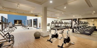 Well-equipped fitness center at DoubleTree By Hilton Scottsdale.