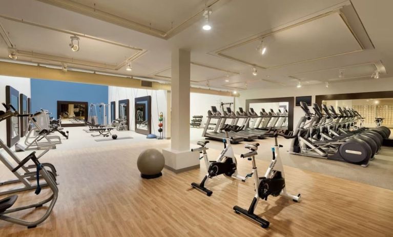 Well-equipped fitness center at DoubleTree By Hilton Scottsdale.