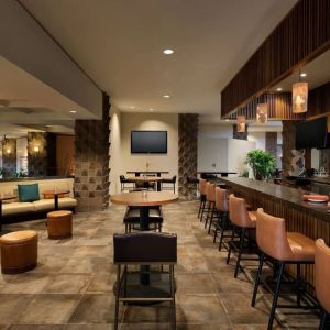 Hotel bar at DoubleTree By Hilton Scottsdale.