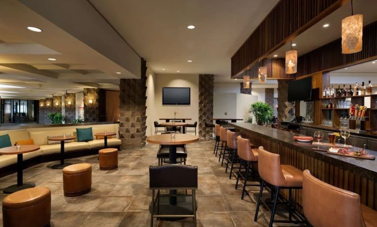 Hotel bar at DoubleTree By Hilton Scottsdale.