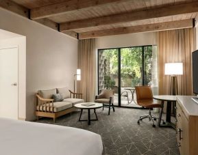 Day use room with sofa and work desk at DoubleTree By Hilton Scottsdale.