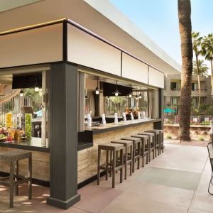 Poolside bar at DoubleTree By Hilton Scottsdale.