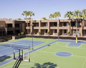 Tennis court available at DoubleTree By Hilton Scottsdale.