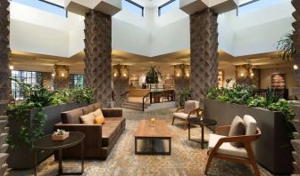 Lobby and coworking lounge at DoubleTree By Hilton Scottsdale.