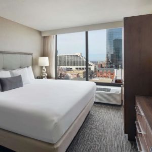 Day use room with natural light at Embassy Suites By Hilton Fort Worth Downtown.
