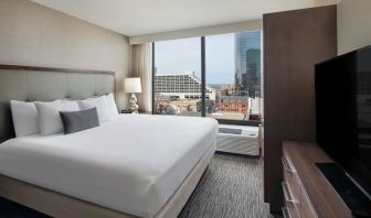 Day use room with natural light at Embassy Suites By Hilton Fort Worth Downtown.
