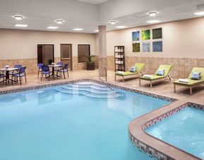 Refreshing indoor pool at Embassy Suites By Hilton Fort Worth Downtown.
