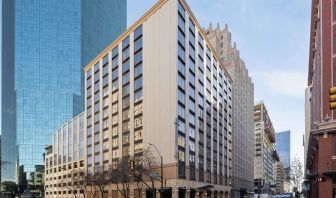 Hotel exterior at Embassy Suites By Hilton Fort Worth Downtown.
