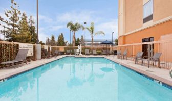 Refreshing outdoor pool at Hampton Inn & Suites Clovis.