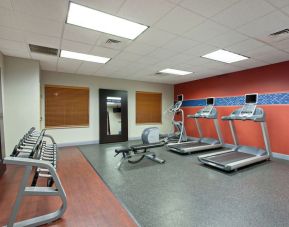 Fitness center available at Hampton Inn & Suites Clovis.