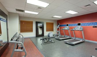 Fitness center available at Hampton Inn & Suites Clovis.