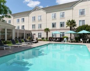 Refreshing outdoor pool at Hilton Garden Inn Sacramento/South Natomas.