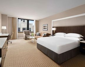 Spacious day use room at Hilton Indianapolis Hotel & Suites.