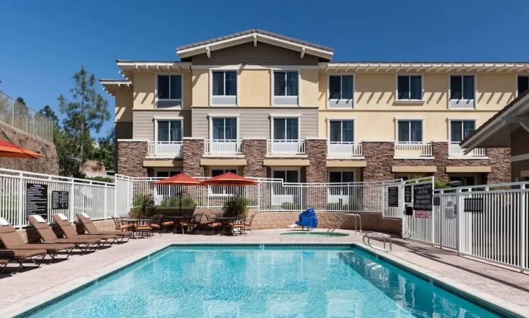 Refreshing outdoor pool at Homewood Suites Agoura Hills.
