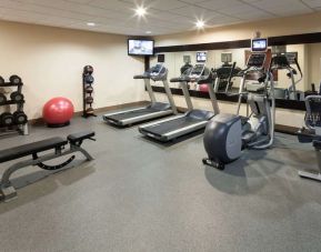 Fitness center at Homewood Suites Agoura Hills.
