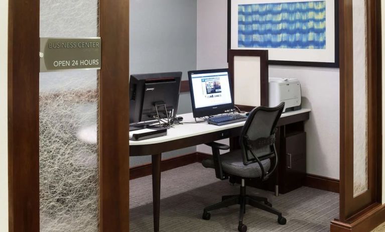 Business center at Homewood Suites Agoura Hills.
