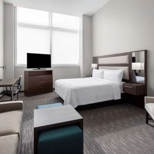 Day use room with natural light at Homewood Suites By Hilton Nashville.