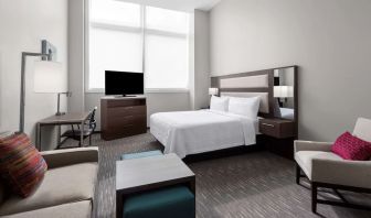 Day use room with natural light at Homewood Suites By Hilton Nashville.