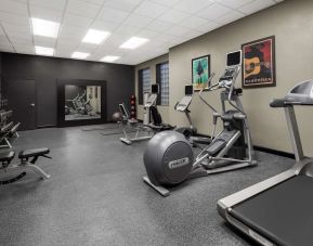 Fitness center at Homewood Suites By Hilton Nashville.