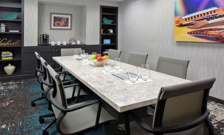 Meeting room at Homewood Suites By Hilton Nashville.