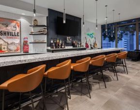 Hotel bar at Homewood Suites By Hilton Nashville.