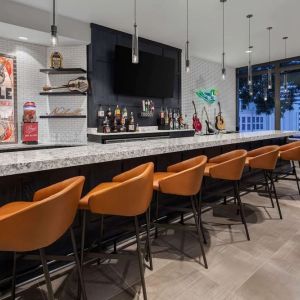 Hotel bar at Homewood Suites By Hilton Nashville.