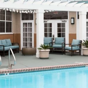 Refreshing outdoor pool at Homewood Suites By Hilton San Jose Airport-Silicon Valley.