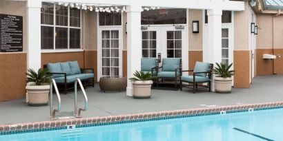 Refreshing outdoor pool at Homewood Suites By Hilton San Jose Airport-Silicon Valley.