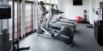 Fitness center available at Homewood Suites By Hilton San Jose Airport-Silicon Valley.