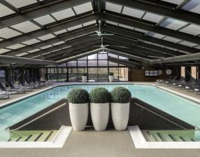 Refreshing indoor pool at Hyatt Regency Princeton.