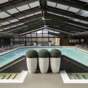 Refreshing indoor pool at Hyatt Regency Princeton.