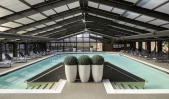 Refreshing indoor pool at Hyatt Regency Princeton.