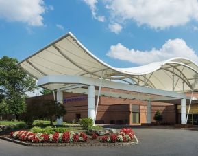 Hotel exterior at Hyatt Regency Princeton.