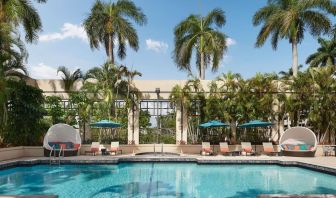 Refreshing outdoor pool at Marriott Boca Raton.