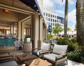 Hotel bar at Marriott Boca Raton.