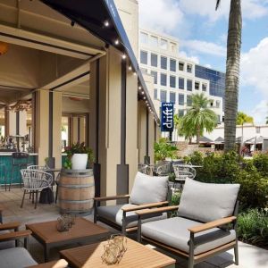 Hotel bar at Marriott Boca Raton.