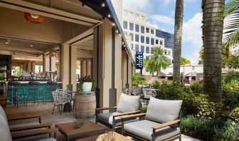 Hotel bar at Marriott Boca Raton.