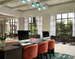 Business center available at Marriott Boca Raton.