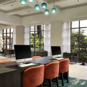 Business center available at Marriott Boca Raton.