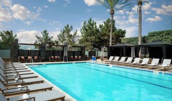 Refreshing outdoor pool at Marriott Del Mar.