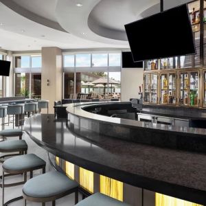 Hotel bar at Marriott Del Mar.