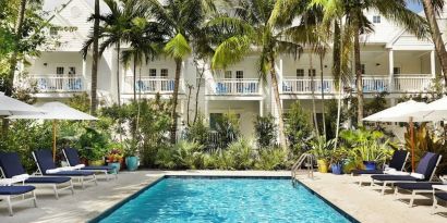 Outdoor pool at Parrot Key Hotel & Villas.