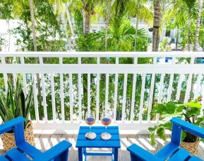 Day rooms with balcony at Parrot Key Hotel & Villas.