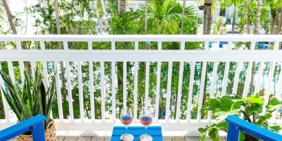 Day rooms with balcony at Parrot Key Hotel & Villas.