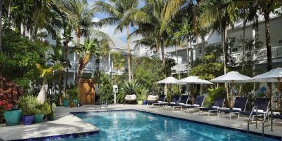 Stunning outdoor pool at Parrot Key Hotel & Villas.