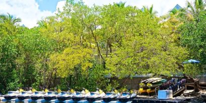 Watersports and kayaking at Parrot Key Hotel & Villas.