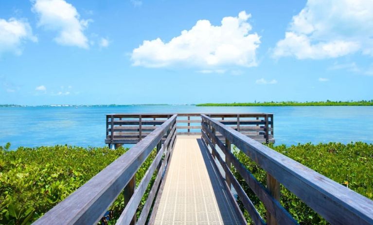 Pier walk at Parrot Key Hotel & Villas.