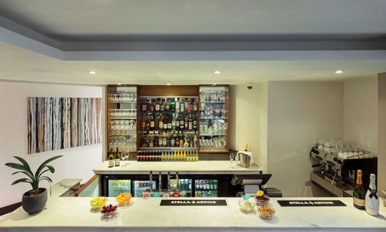 On-site bar at The Wellington by Blue Orchid Hotel (FKA The Rochester).